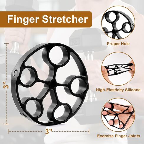 Adjustable Grip Strengthener, 5 Pack Hand Strengthening Devices Kit, Wrist and Forearm Strengtheners for Physical Therapy, Sprain Recovery, Home Gym in Saudi Arabia
