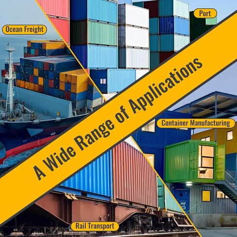 Full Bevel Shipping Container Anchors - Heavy Duty Steel Side Twist Locks & Tie Downs - Super Triangle Design for Secure Anchoring - Compatible with Containers-4pcs in Saudi Arabia