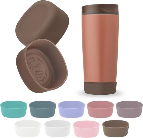 قطعتان من حذاء السيليكون لكوب القهوة المنزلق Owala SmoothSip 20 أونصة 12 أونصة، غطاء مضاد للانزلاق لكوب القهوة أثناء السفر، ملحقات واقية لـ Owala خالية من مادة BPA in Kuwait