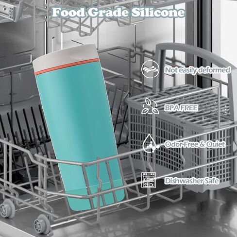 2pcs Silicone Boot for Owala SmoothSip Slider Coffee Tumbler 20oz 12oz, Anti-Slip Sleeve for Travel Coffee Mug, Protective Accessories for Owala BPA Free in Kuwait