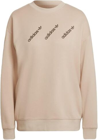 adidas Originals Women's Crewneck Sweatshirt, Halo Blush in Saudi Arabia
