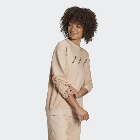 adidas Originals Women's Crewneck Sweatshirt, Halo Blush in Saudi Arabia