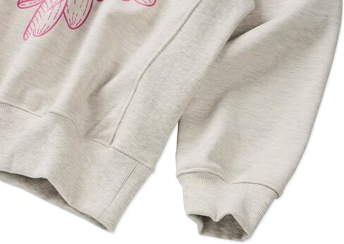Women's TRIPLE FLOWER Graphic Sweatshirt, 100% Cotton, Relaxed Fit Crewneck, Bold Triple Daisy Print in Saudi Arabia