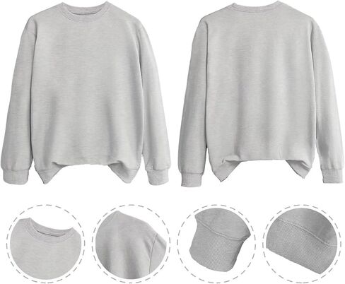 Immediately No Sweatshirt for Women Funny Humor Sarcastic Pullover Letter Print Casual Crewneck Long Sleeve Shirt in Saudi Arabia