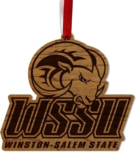 LazerEdge Clemson Tigers Christmas Ornament - Handcrafted from Cherry Wood - Officially Licensed Product in Saudi Arabia