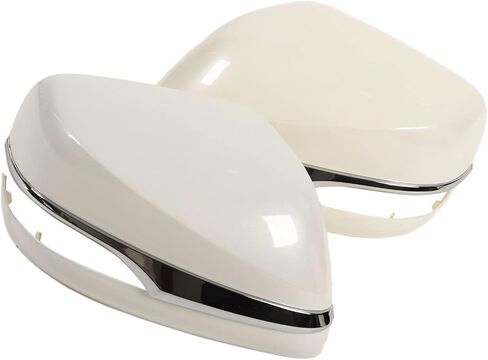 Car Rear View Mirror Cover, Door Mirror Cover, 1 Pair Car Side Rear View Mirror Cover Lightweight Easy Clean Rounded Edges Shockproof Fit For LX570 2016‑2018 in Saudi Arabia