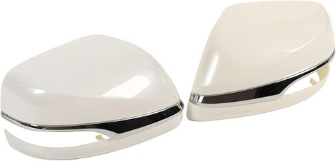 Car Rear View Mirror Cover, Door Mirror Cover, 1 Pair Car Side Rear View Mirror Cover Lightweight Easy Clean Rounded Edges Shockproof Fit For LX570 2016‑2018 in Saudi Arabia