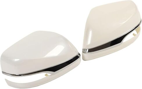 Car Rear View Mirror Cover, Door Mirror Cover, 1 Pair Car Side Rear View Mirror Cover Lightweight Easy Clean Rounded Edges Shockproof Fit For LX570 2016‑2018 in Saudi Arabia