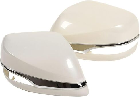 Car Rear View Mirror Cover, Door Mirror Cover, 1 Pair Car Side Rear View Mirror Cover Lightweight Easy Clean Rounded Edges Shockproof Fit For LX570 2016‑2018 in Saudi Arabia