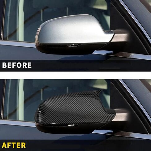 for for A3 8P A4 A5 S5 2011 2012 2013 2014 2015 2016 Car Rearview Side Mirror Cover Wing Cap Exterior Door Rear View Housing Trim in Saudi Arabia