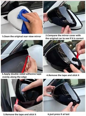 for for A3 8P A4 A5 S5 2011 2012 2013 2014 2015 2016 Car Rearview Side Mirror Cover Wing Cap Exterior Door Rear View Housing Trim in Saudi Arabia