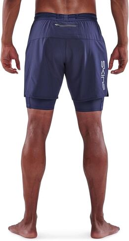شورت ضيق للرجال من Skins Series-3 Compression Superpose Hybrid 2 في 1 1/2 in Kuwait