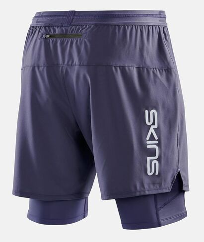 شورت ضيق للرجال من Skins Series-3 Compression Superpose Hybrid 2 في 1 1/2 in Kuwait