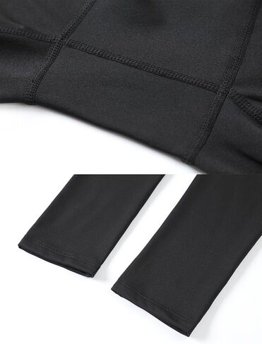 Men's Performance Thermal Pants, 5-Pack Black Athletic Tights, Moisture Wicking for Cold Weather Sports in Saudi Arabia