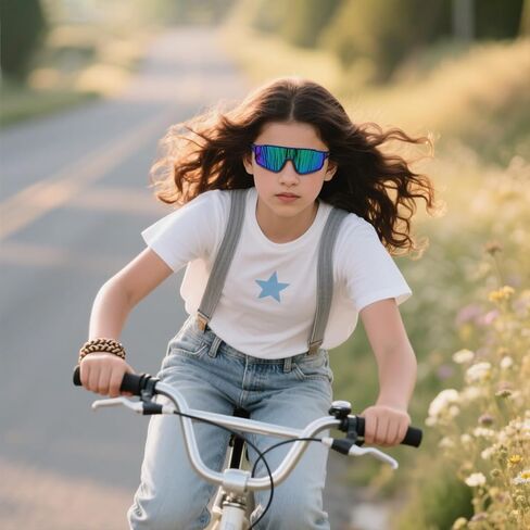 الاستقطاب الاطفال الرياضة البيسبول النظارات الشمسية دورة الشباب نظارات شمسية للبنين بنات نظارات البيسبول UV400 حماية TR90 الإطار in Kuwait