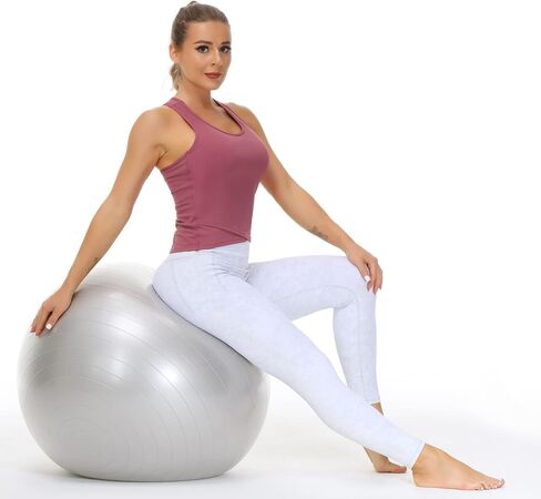 Women’s Racerback Workout Tank Tops with Built in Bra Sleeveless Running Yoga Shirts Slim Fit in Saudi Arabia