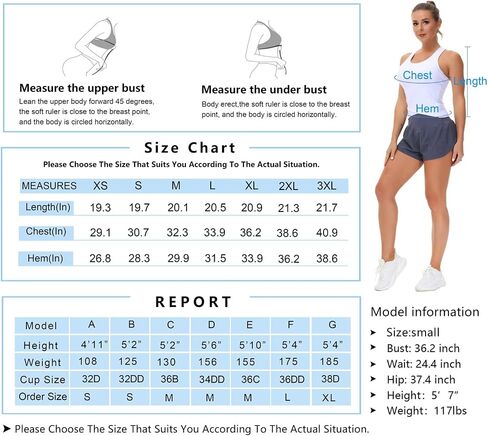 Women’s Racerback Workout Tank Tops with Built in Bra Sleeveless Running Yoga Shirts Slim Fit in Saudi Arabia