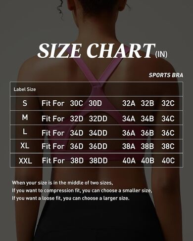 Women's Sports Bra High Impact Sports Bras for Women Racerback Supportive Running Bra for Workout Training Yoga in Saudi Arabia