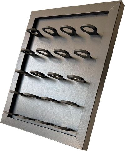 Golf Ball Display Case – Wall Mounted or Free-Standing Holder, Black Wooden Frame Holds 20 Balls – Golf Gift & Sports Memorabilia for Collectors and Enthusiasts in Saudi Arabia