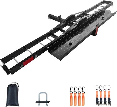 Motorcycle Hitch Carrier Bike Rack Premium Aluminum | 600LB Capacity with Low-Profile Engineering | Quick-Connect Installation for Truck/SUV Applications in Saudi Arabia