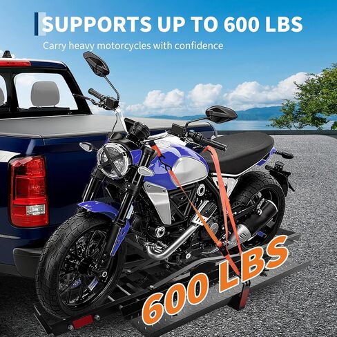Motorcycle Hitch Carrier Bike Rack Premium Aluminum | 600LB Capacity with Low-Profile Engineering | Quick-Connect Installation for Truck/SUV Applications in Saudi Arabia