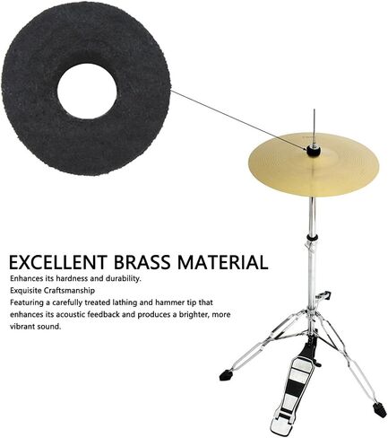 5PCS ZH149 Cymbal Set Brass Rub Shelf Drum Cymbals Jazz Drum Cymbals Cymbal Set 12 inch 14 inch 16 18 20 Shelf in Saudi Arabia