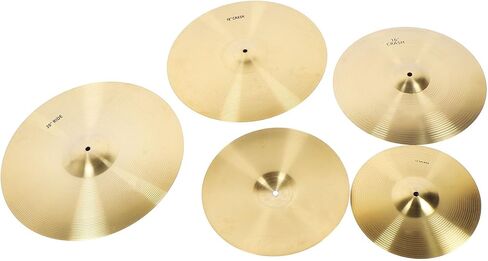 5PCS ZH149 Cymbal Set Brass Rub Shelf Drum Cymbals Jazz Drum Cymbals Cymbal Set 12 inch 14 inch 16 18 20 Shelf in Saudi Arabia