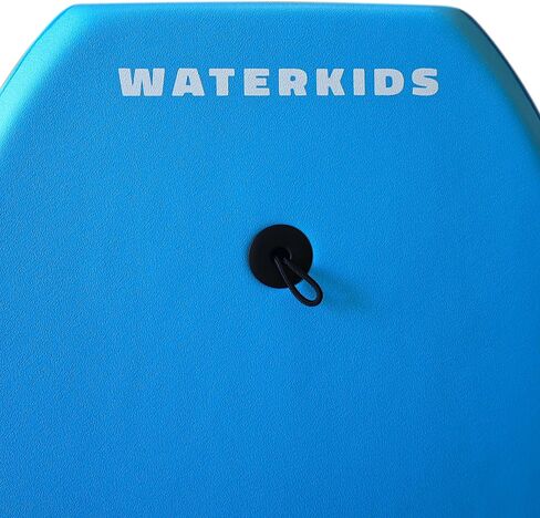 WATERKIDS Kids Surfboard & Leash, Perfect for Learning How to Surf, Made for Kids,Soft Top for Beginners, Foam Surfboard Makes It Easy to Learn How to Surf & Catch Waves in Saudi Arabia