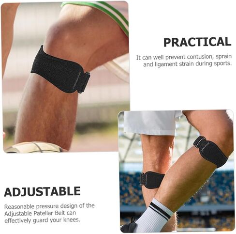 Ergonomic Knee Support Hot Pressed Silicone Pad Patellar Stabilizer Brace for Sports Relief in Saudi Arabia