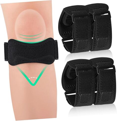 Ergonomic Knee Support Hot Pressed Silicone Pad Patellar Stabilizer Brace for Sports Relief in Saudi Arabia