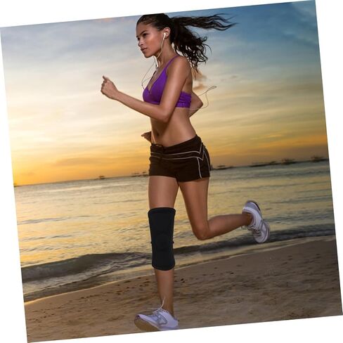 2Pcs Breathable Knee Sleeves for Sports Comfortable Knee Protectors for Running Basketball and Cycling Support for Relief and Injury Prevention in Saudi Arabia