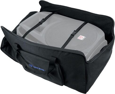 Rockville TB15 v2 Padded Speaker Bag for 15" DJ PA Speakers, Stand Holder, Thick Foam, Rain-Resistant, Dual Handles, for Mobile DJs and Musicians in Saudi Arabia