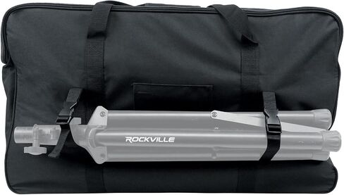 Rockville TB15 v2 Padded Speaker Bag for 15" DJ PA Speakers, Stand Holder, Thick Foam, Rain-Resistant, Dual Handles, for Mobile DJs and Musicians in Saudi Arabia