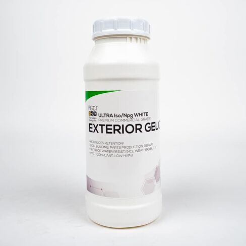 FGCI - 1 Quart Marine Grade Gel coat for Boat Building, RV Gel Coat, Restoration, Carbon Fiber Gel Coat, Fiberglass Repair, Patching, and Repair kit (Sea Foam Green) in Saudi Arabia