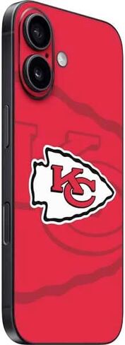 Skinit Decal Phone Skin Compatible with iPhone 17 - Officially Licensed NFL Kansas City Chiefs Design in Saudi Arabia