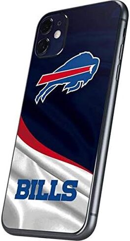 Skinit Decal Phone Skin Compatible with iPhone 11 - Officially Licensed NFL Buffalo Bills Design in Saudi Arabia