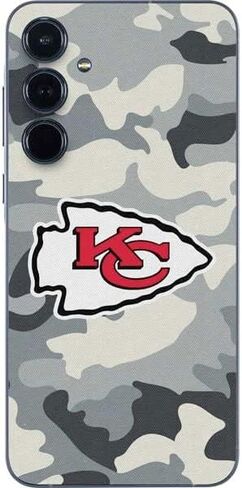 Skinit Decal Phone Skin Compatible with Galaxy A36 5G - Officially Licensed NFL Kansas City Chiefs Red Blast Design in Saudi Arabia