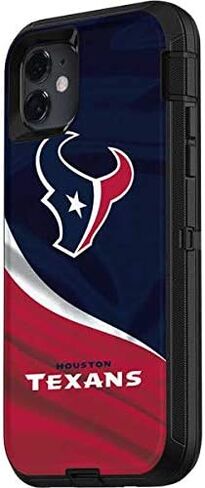غلاف Skinit متوافق مع حافظة OtterBox Defender iPhone 11 - تصميم NFL Houston Texans مرخص رسميًا in Saudi Arabia