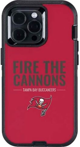 Skinit Decal Phone Skin Compatible with OtterBox Defender iPhone 15 Pro Max - Officially Licensed NFL Tampa Bay Buccaneers Team Motto Design in Saudi Arabia