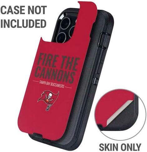 Skinit Decal Phone Skin Compatible with OtterBox Defender iPhone 15 Pro Max - Officially Licensed NFL Tampa Bay Buccaneers Team Motto Design in Saudi Arabia