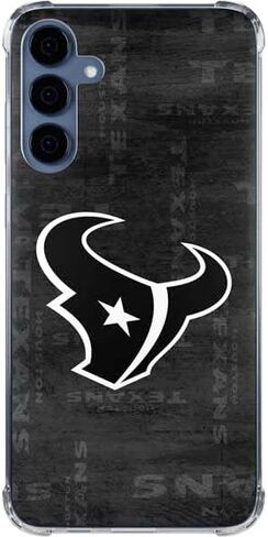 Skinit Clear Phone Case Compatible with Galaxy S24 - Officially Licensed NFL Houston Texans Black & White Design in Saudi Arabia