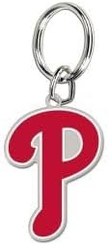 Philadelphia Phillies Cloisonne Key Ring Carded in Saudi Arabia