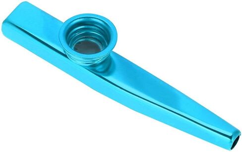 Kazoo for Children, Metal Kazoo Flute Mouth Music Instrument Accessory(Blue) in Saudi Arabia