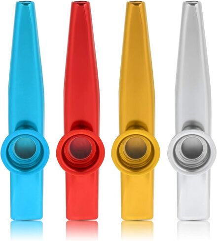 Kazoo for Children, Metal Kazoo Flute Mouth Music Instrument Accessory(Blue) in Saudi Arabia