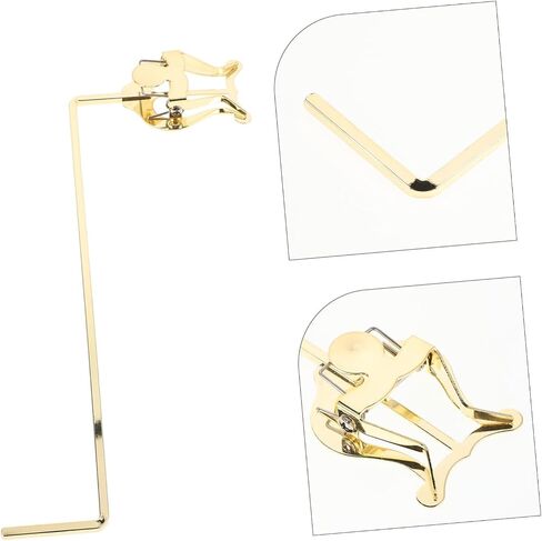 حامل مشبك الموسيقى المحمول من Yardwe Alto Saxophone Lyre مع مشبك مناسب لحمل ورقة الموسيقى بشكل آمن أثناء جلسات المشي والتمرين in Saudi Arabia