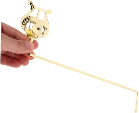 حامل مشبك الموسيقى المحمول من Yardwe Alto Saxophone Lyre مع مشبك مناسب لحمل ورقة الموسيقى بشكل آمن أثناء جلسات المشي والتمرين in Saudi Arabia