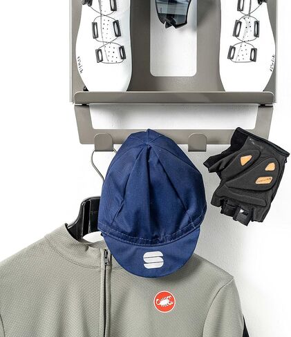 Stasdock Hang-On Add-On for Wall Mount Bike Storage | Extra Bike Gear Organizer Attachment | Accessory for Stasdock Race Bike Wall Rack | Store Helmet, Jacket & More in Saudi Arabia