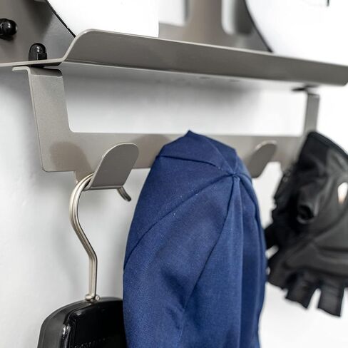 Stasdock Hang-On Add-On for Wall Mount Bike Storage | Extra Bike Gear Organizer Attachment | Accessory for Stasdock Race Bike Wall Rack | Store Helmet, Jacket & More in Saudi Arabia