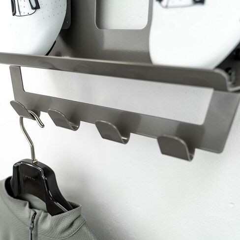 Stasdock Hang-On Add-On for Wall Mount Bike Storage | Extra Bike Gear Organizer Attachment | Accessory for Stasdock Race Bike Wall Rack | Store Helmet, Jacket & More in Saudi Arabia