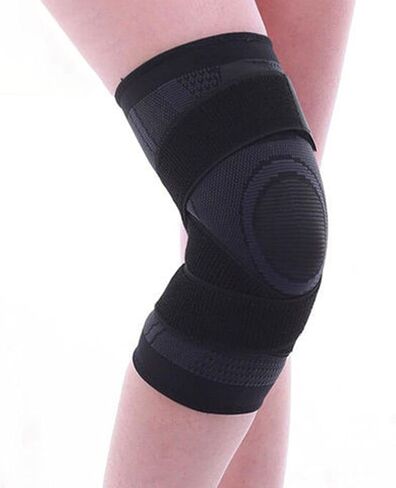 Srliya 2PCS Knee Compression Pads Breathable Black Nylon Knee Support for Running, Training, Cycling, 28cm (M) in Saudi Arabia